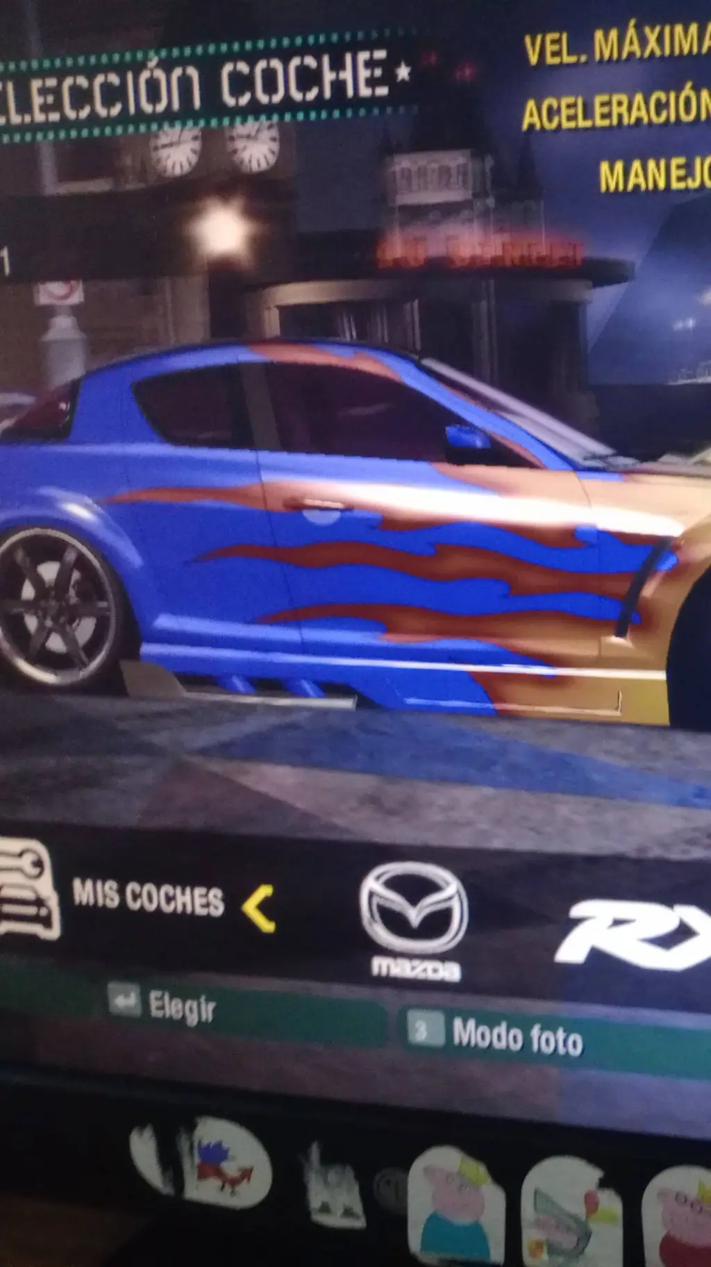 ai character: Nfs carbon  background