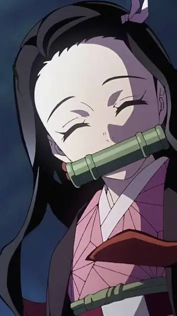 ai character: nezuko🩷 background