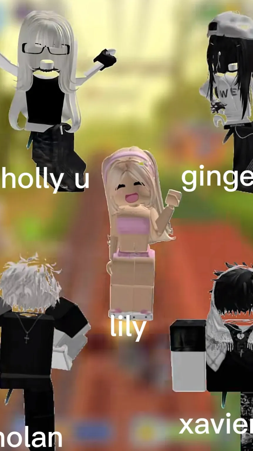 ai character: roblox group chat background