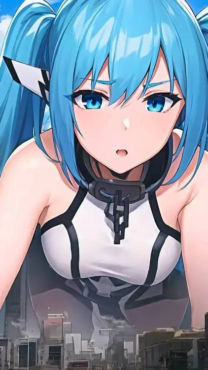 ai character: giantess Betty  background
