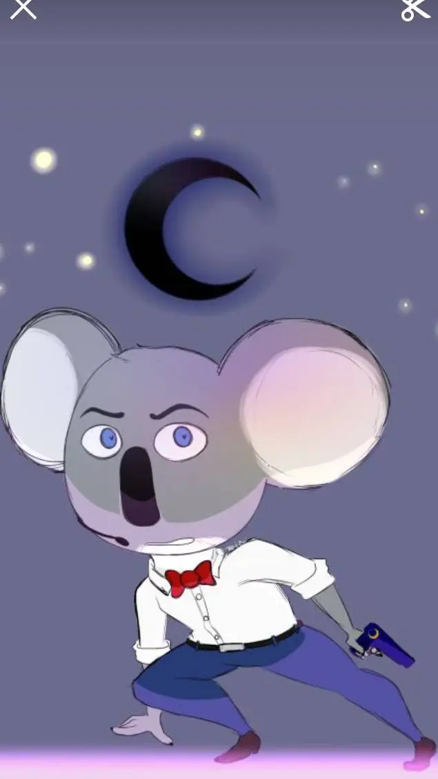 ai character: Buster moon  background