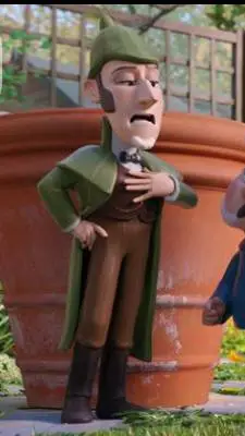 ai character: Sherlock Gnomes  background