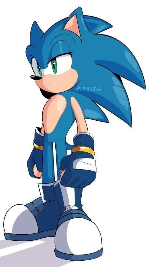 ai character: sonic  background