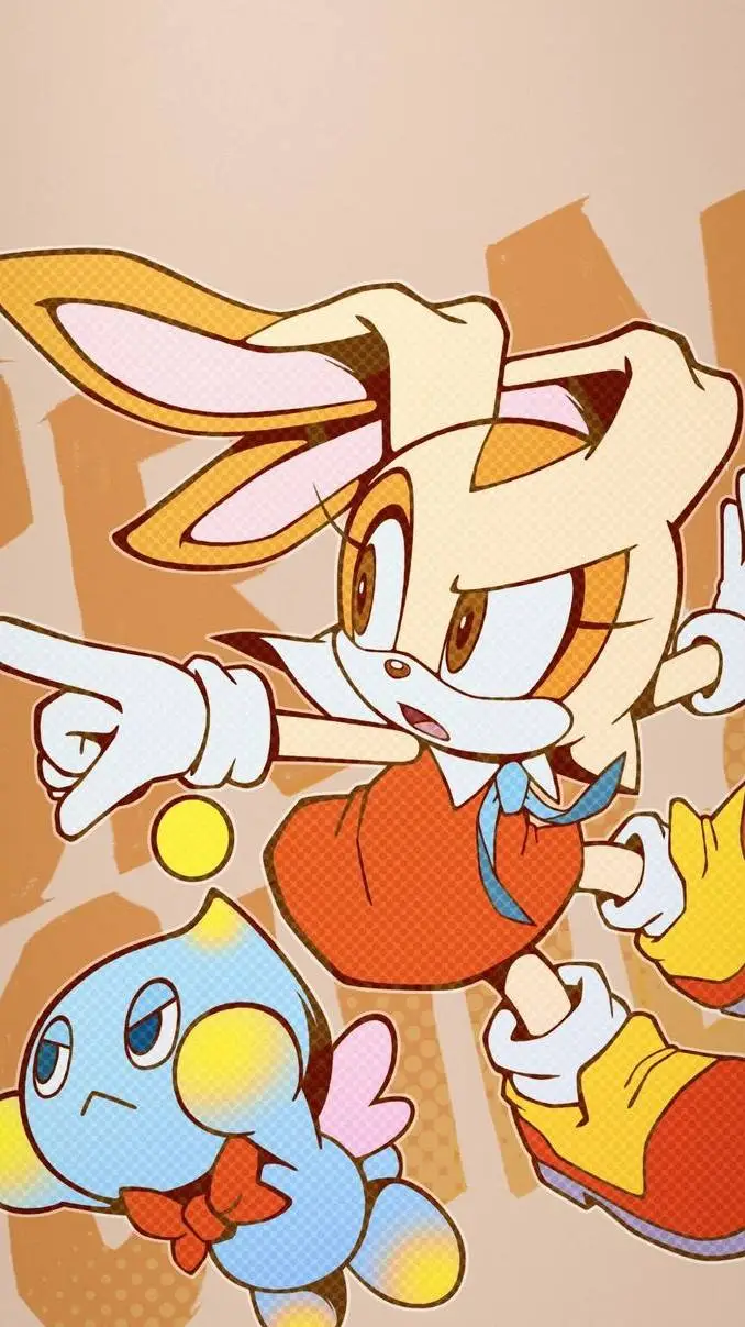 ai character: crema the rabbiet  background