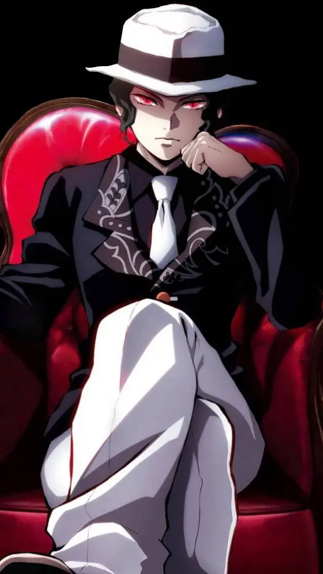 ai character: muzan  background