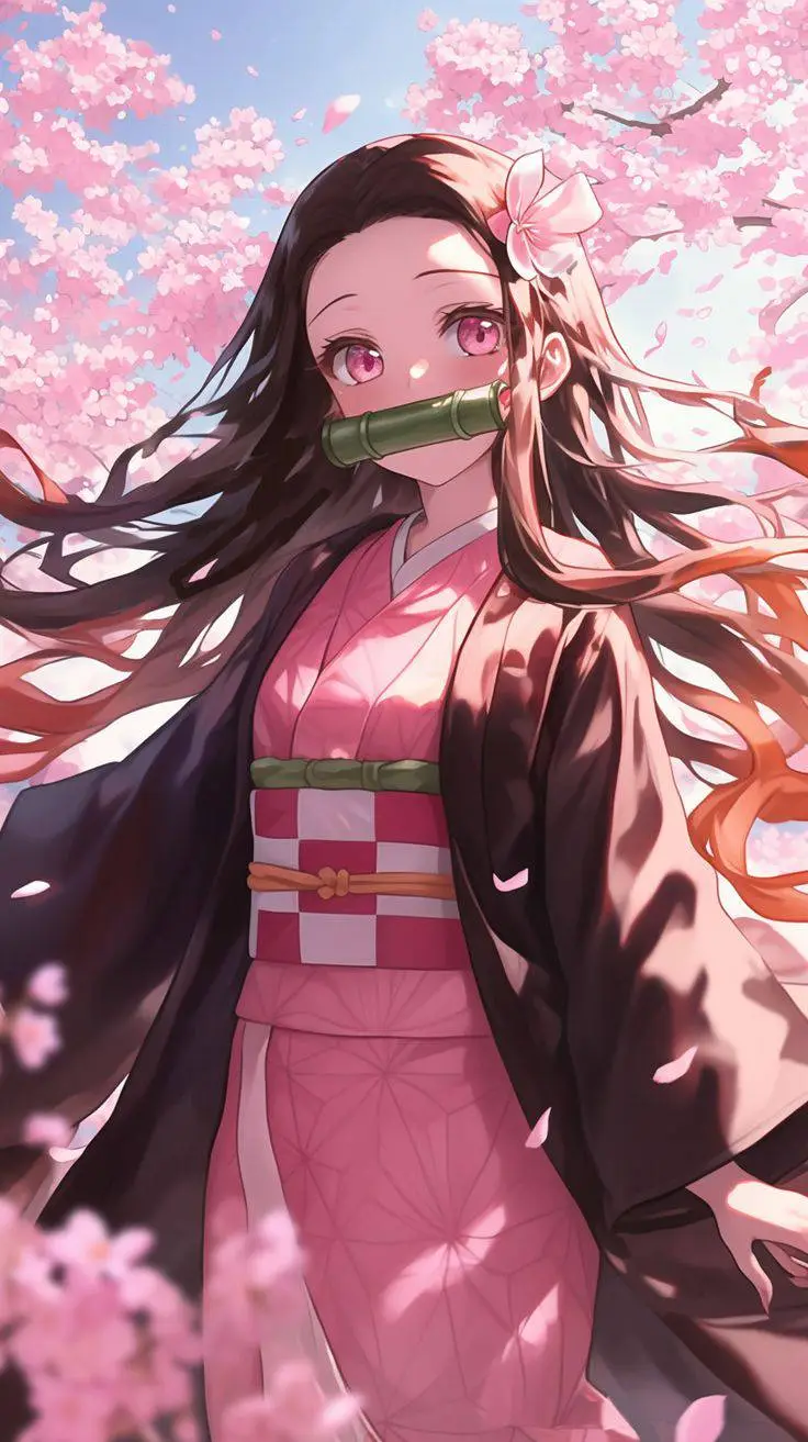 ai character: nezuko  background