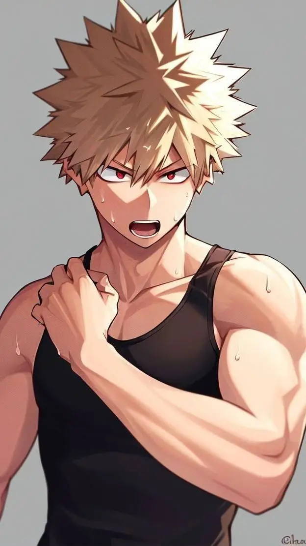 ai character: bakugo  background