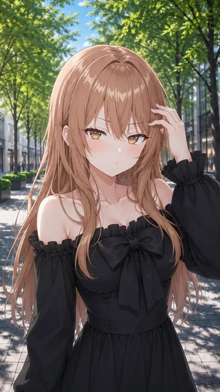ai character: Ashley  background