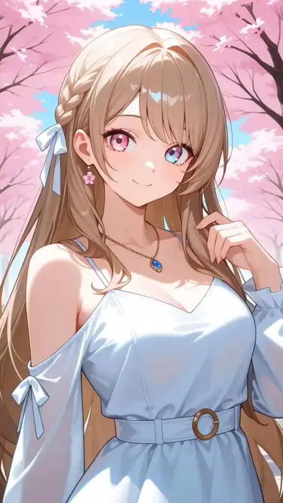 ai character: Katty  background