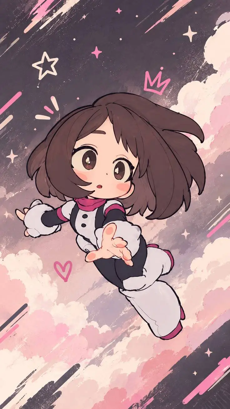 ai character: ochaco  background