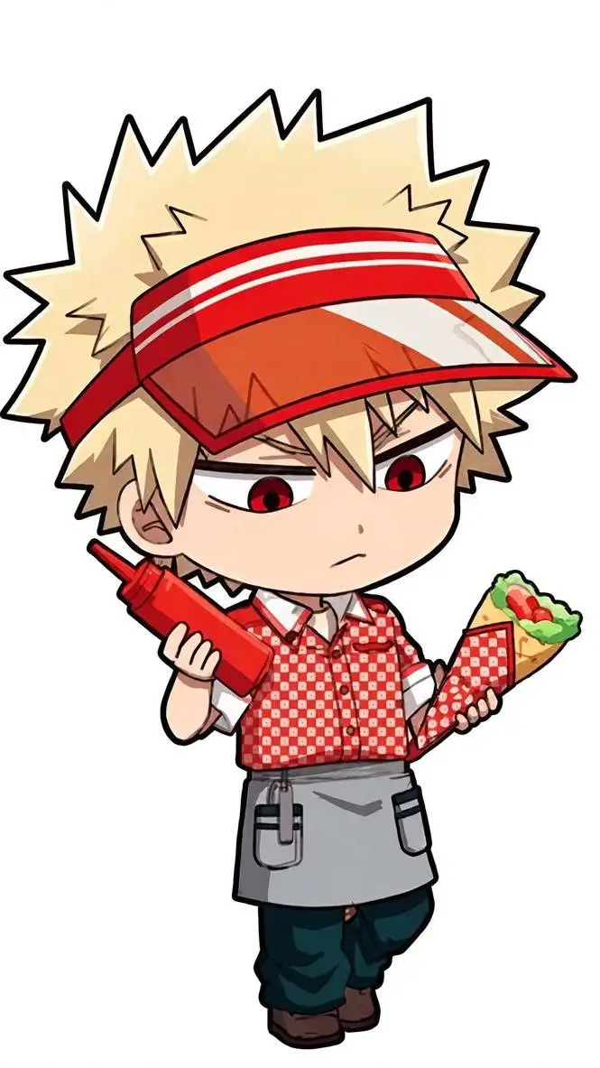 ai character: bakugo  background