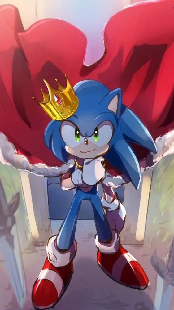 ai character: Sonic  background