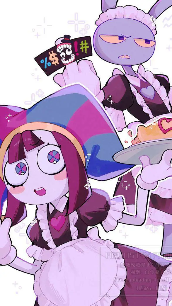 ai character: Digital Circus  background