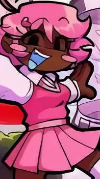 ai character: Pink Impostor background