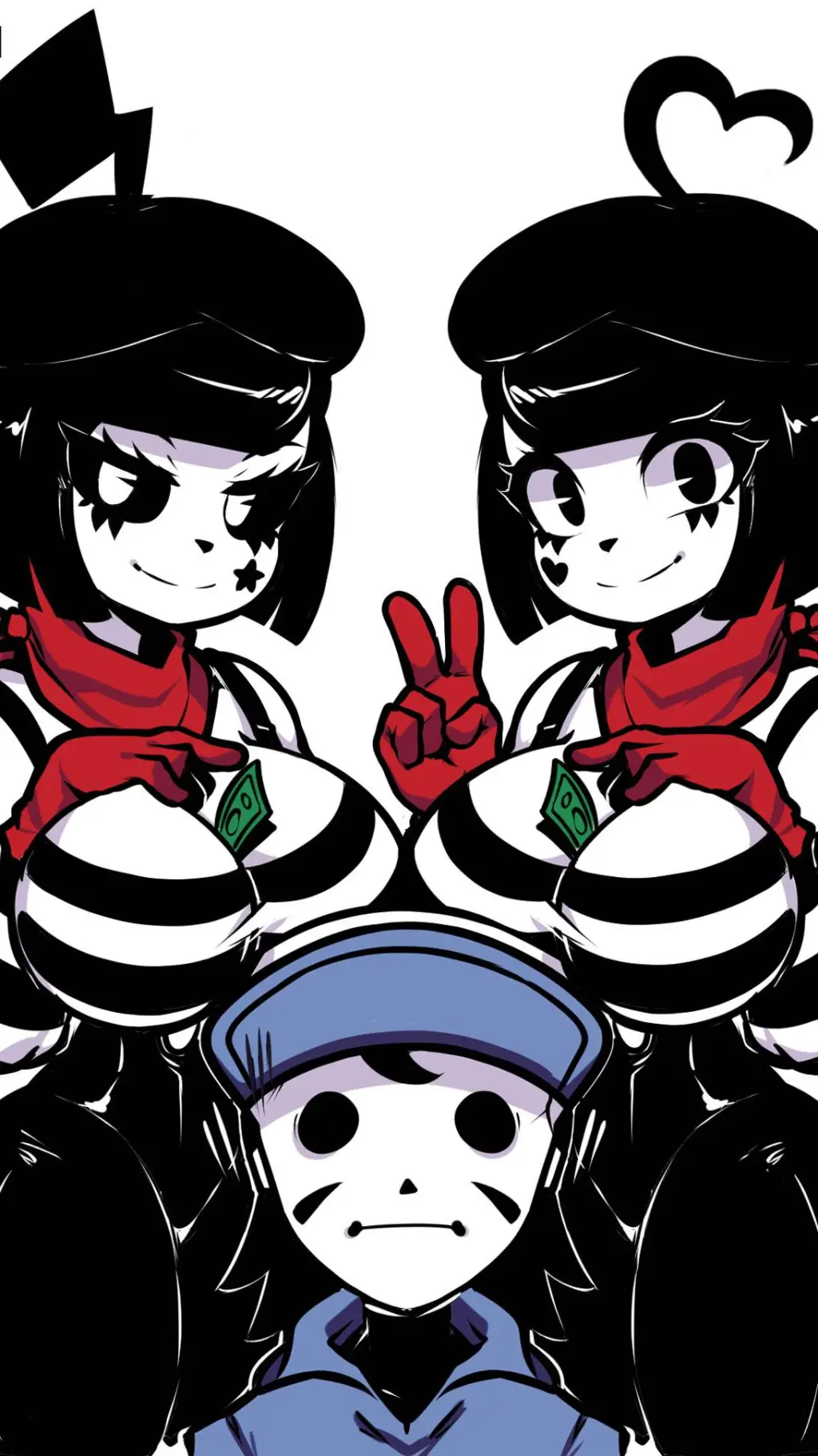 ai character: BonBon & ChuChu background