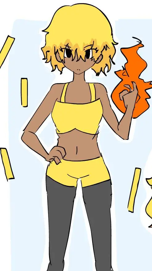 ai character: Blaze-Chan background