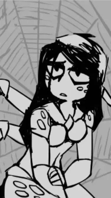 ai character: Spider Girl background