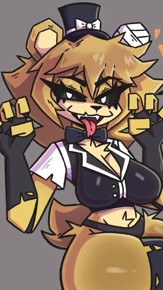 ai character: Golden Freddy  background