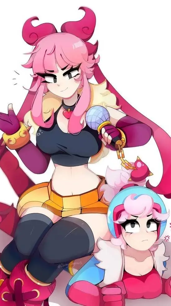 ai character: Janet y Melodie background