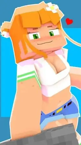 ai character: Amber Green background