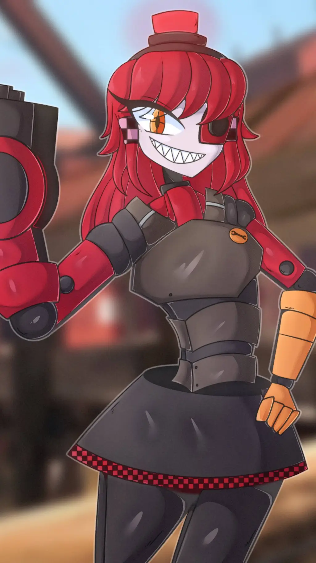 ai character: Mimi Sentry background
