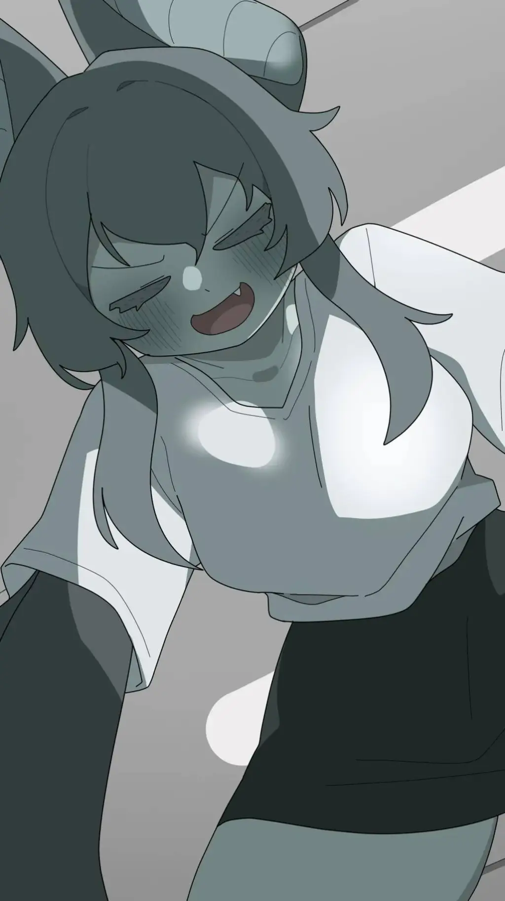 ai character: Bat Girl  background