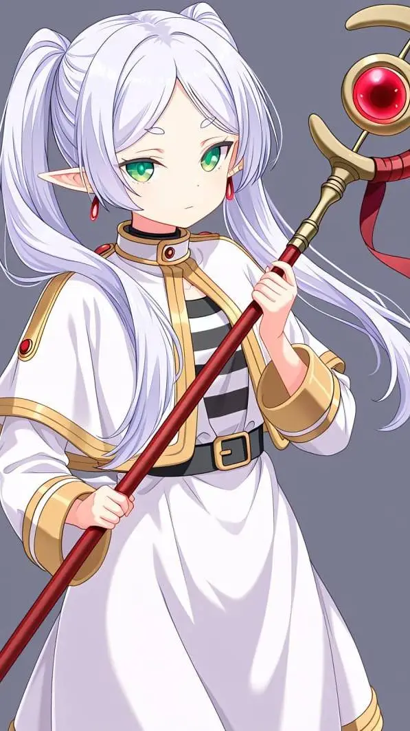 ai character: Frieren background