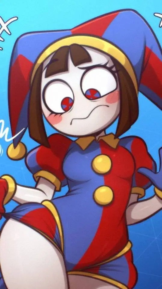 ai character: Pomni  background