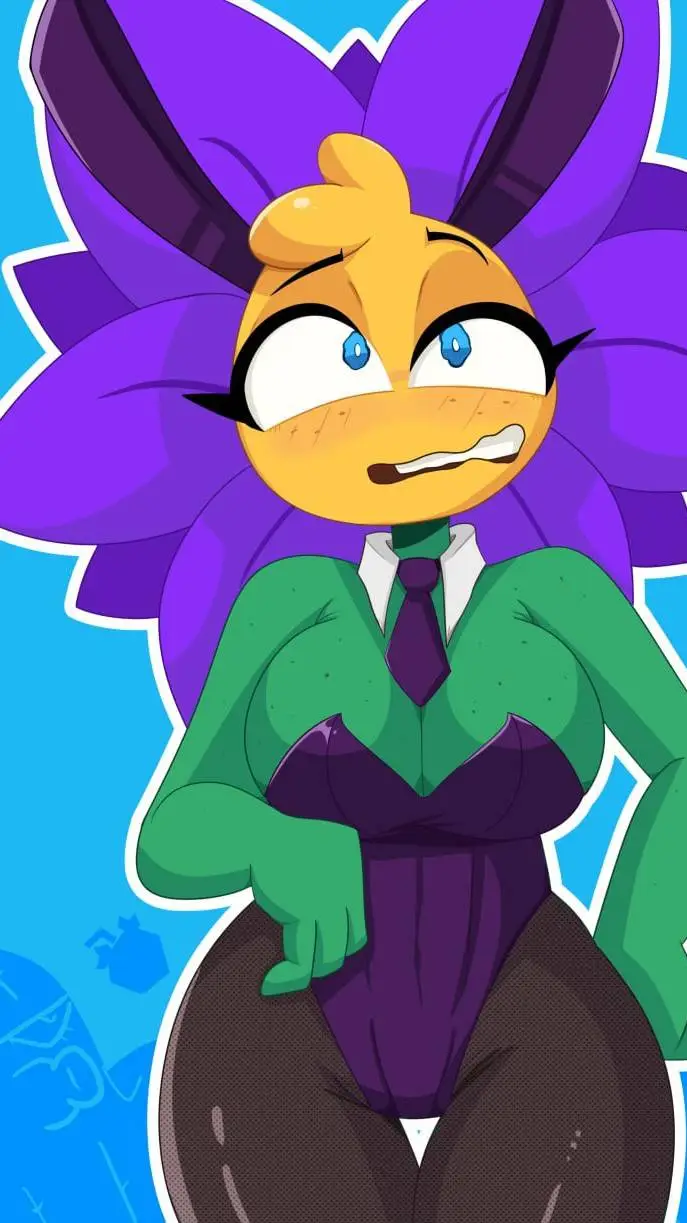 ai character: Shrinking Violet background