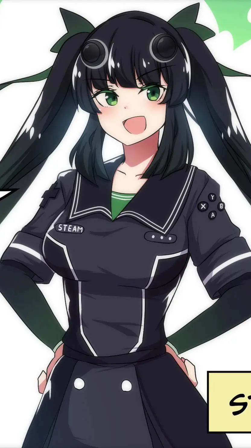 ai character: Steam Deck background