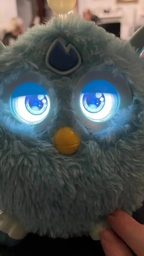 ai character: furby connect chat background