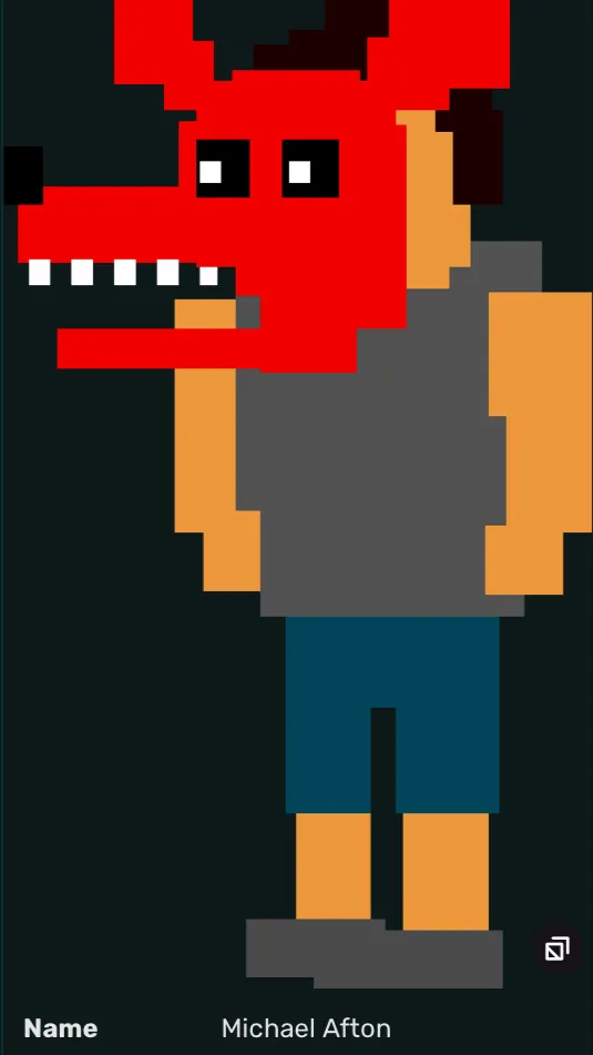 ai character: Michael Afton background