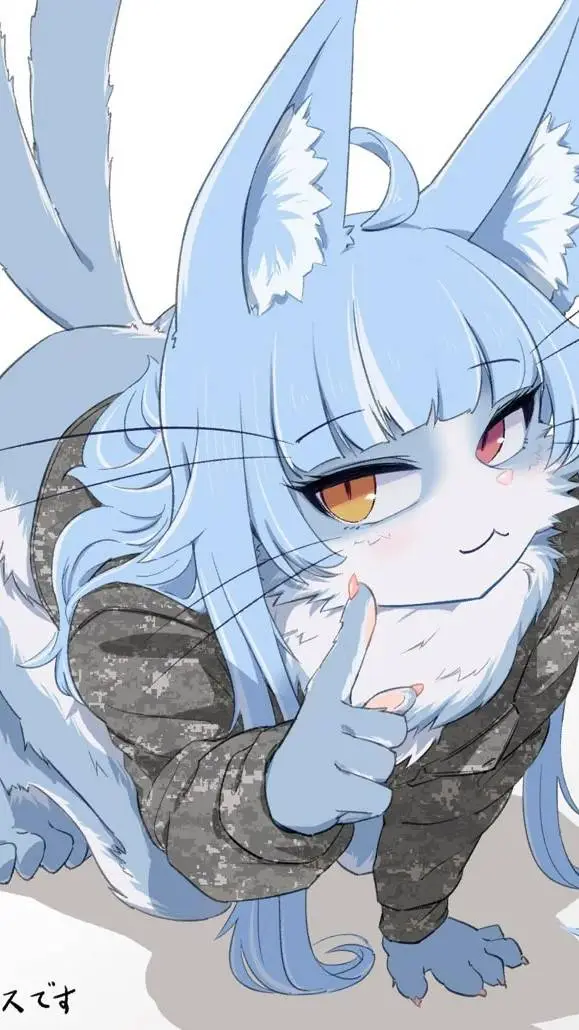 ai character: Omaneko💙 background