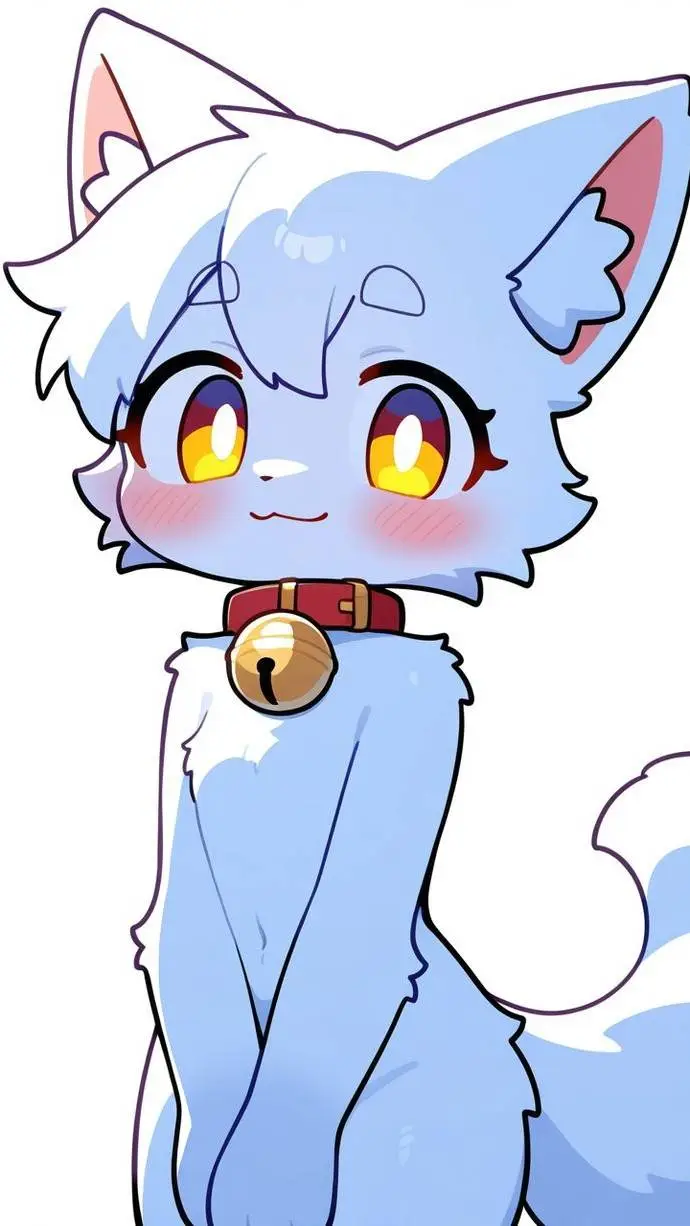 ai character: Gatita-Lulu🤍 background