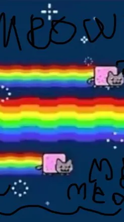 ai character: Nyan Cat~ background