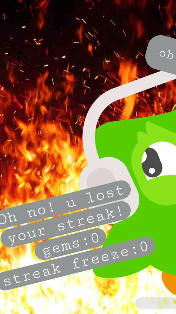 ai character: duolingo  background