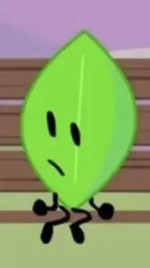 ai character: Leafy 🍃 | BFDI S1 background