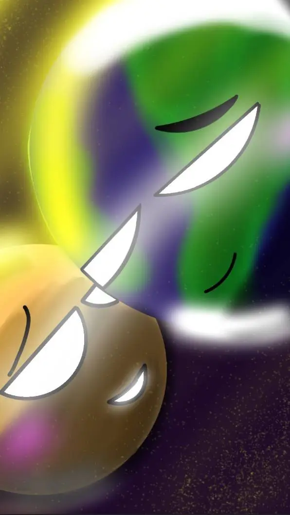 ai character: solarballs  background