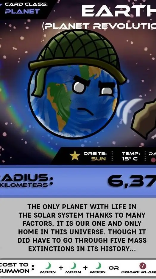 ai character: Solarballs background