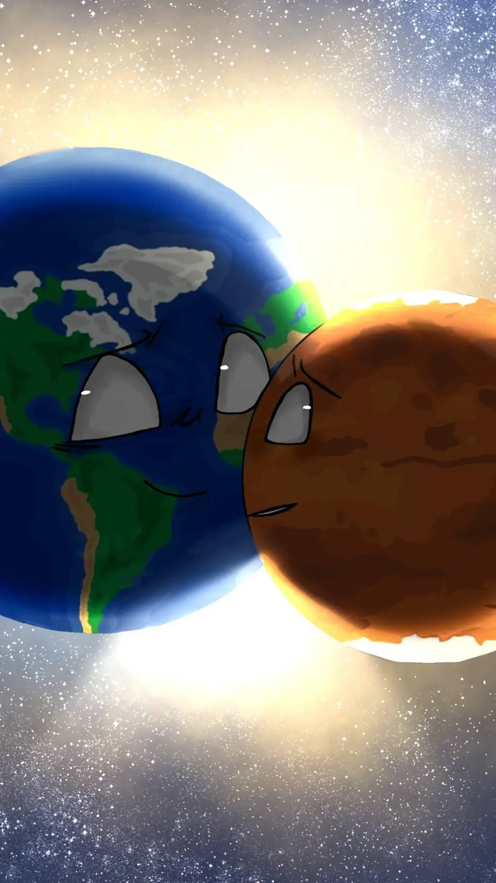 ai character: Solarballs background