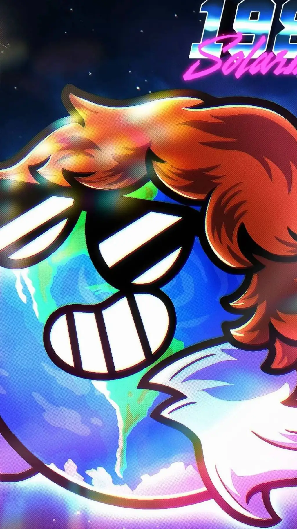 ai character: SOLARBALLS!!! background