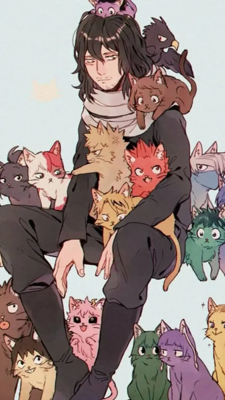 ai character: 1-a cats background