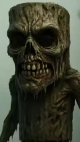 ai character: brainrot zombie background