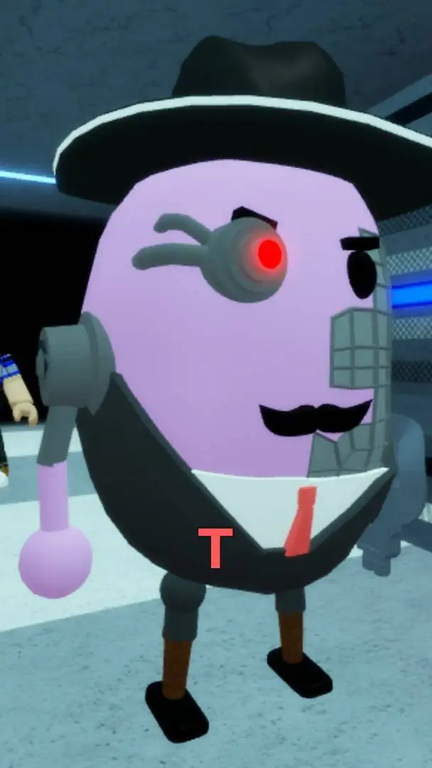 ai character: mr potato  background