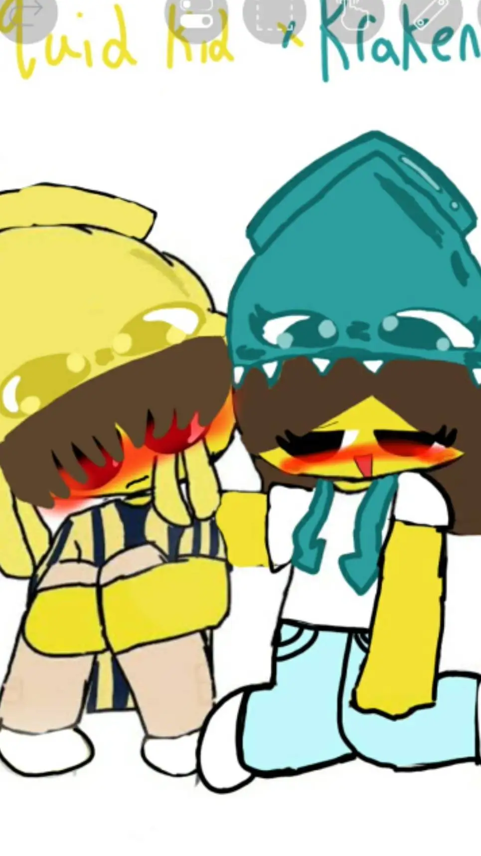 ai character: Kraken×Squid background