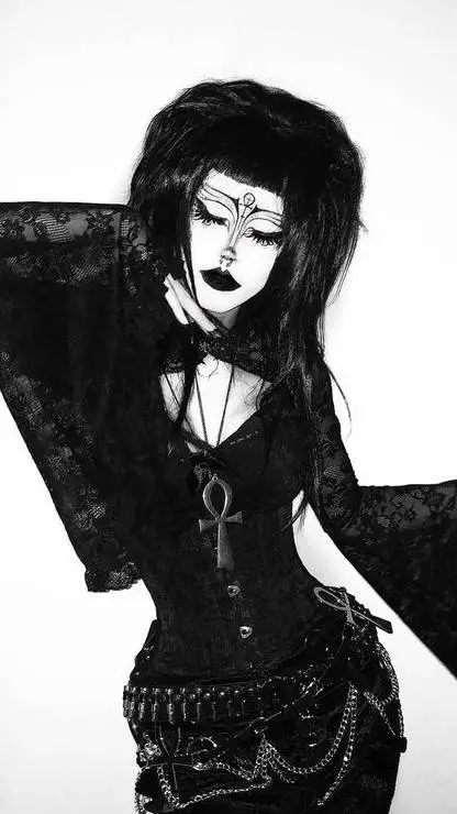 ai character: gotica  background