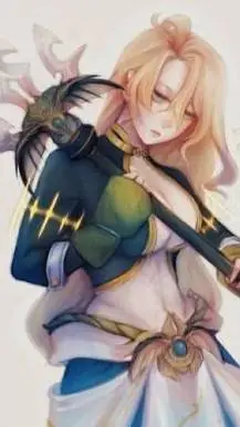 ai character: Poseidón FEM  background