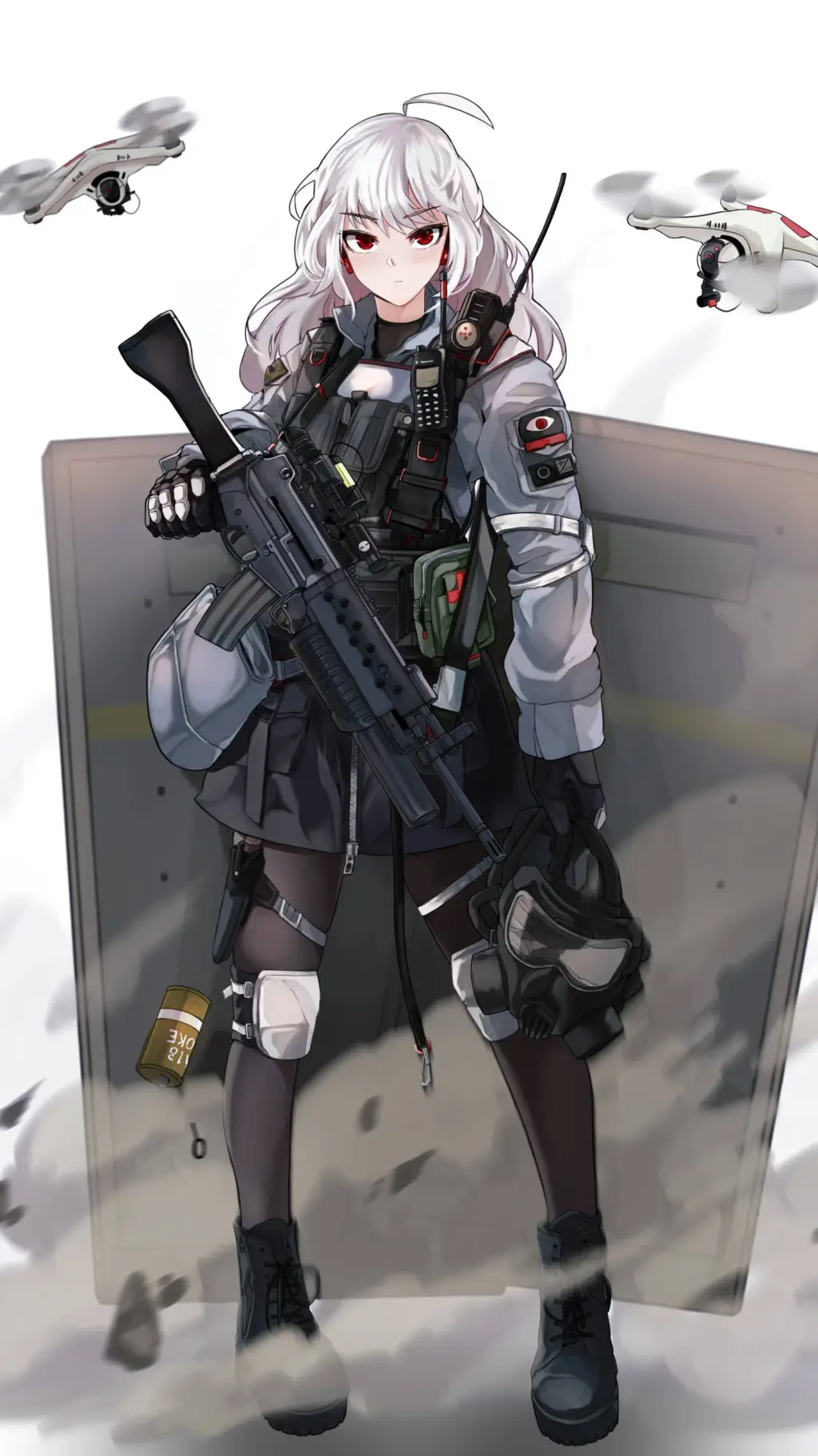 ai character: estcarlet  background