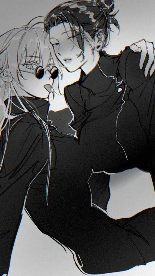 ai character: suguru y Satoru ♀ background