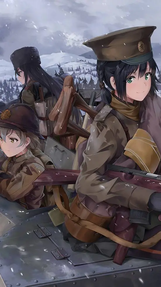 ai character: battle grils 1 background